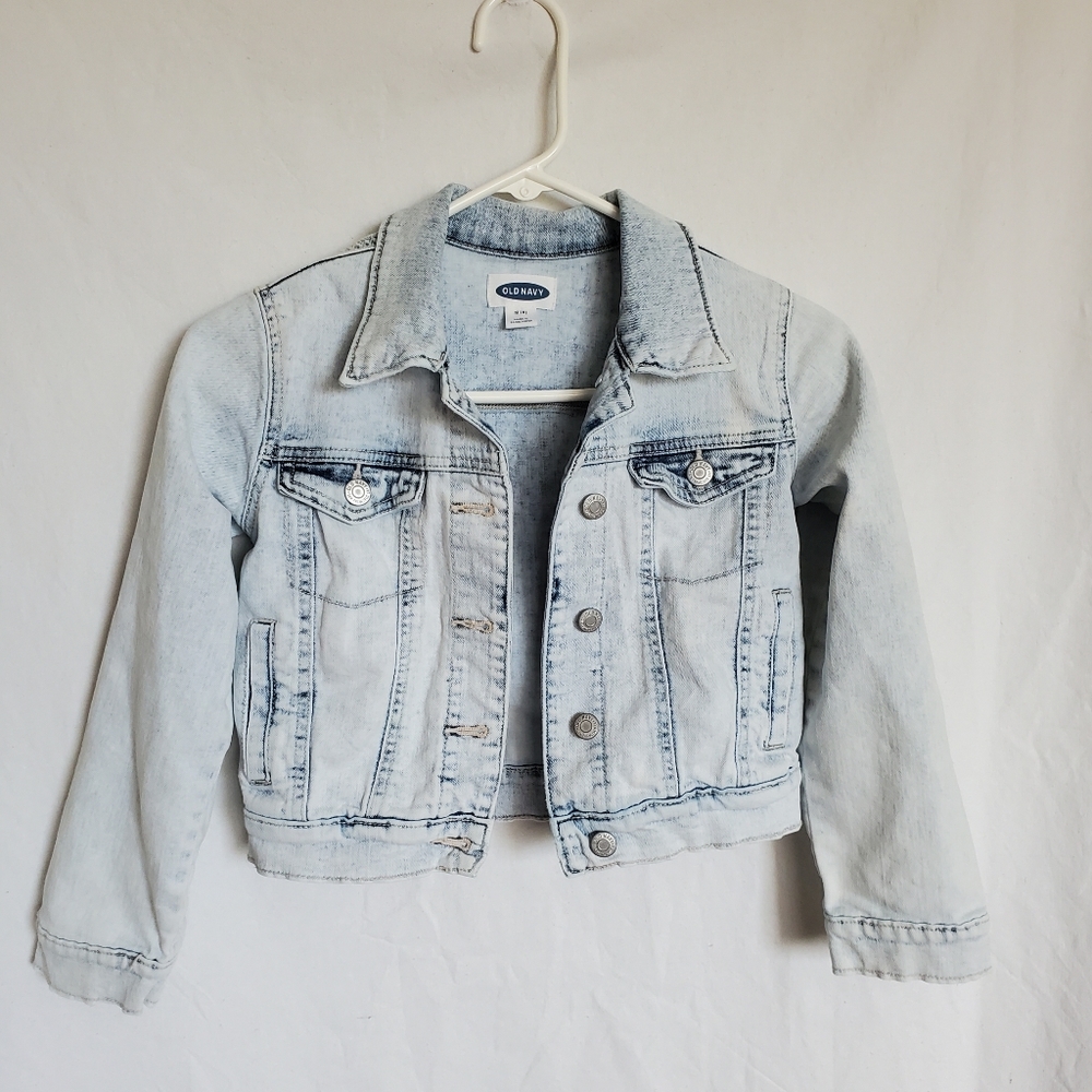 Girls Small Jean Jacket Old Navy Jean Jacket Size 8 Small